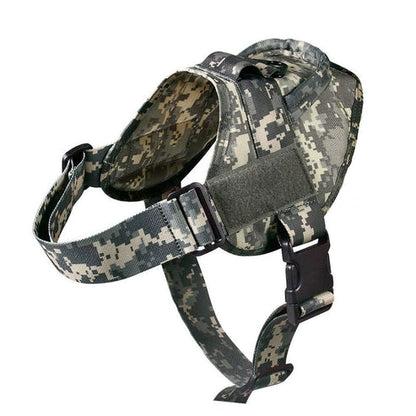 Aaponminimarket Military Tactical Dog Harness Patrol K9 Working Pet