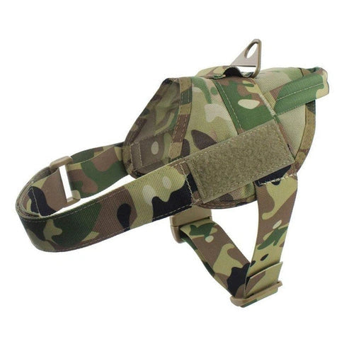 Aaponminimarket Military Tactical Dog Harness Patrol K9 Working Pet