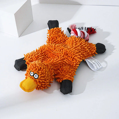 Aaponminimarket Mop Plush Pet Toy Duck Animal Dog Toys