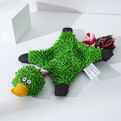 Aaponminimarket Mop Plush Pet Toy Duck Animal Dog Toys