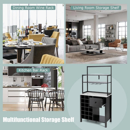 Aaponminimarket NNECW Freestanding Kitchen Cabinet