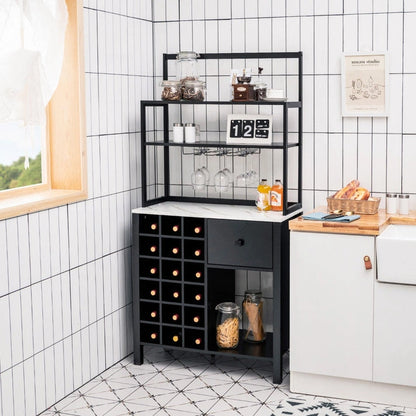 Aaponminimarket NNECW Freestanding Kitchen Cabinet
