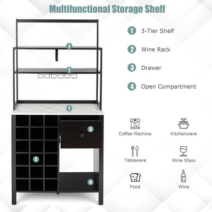 Aaponminimarket NNECW Freestanding Kitchen Cabinet