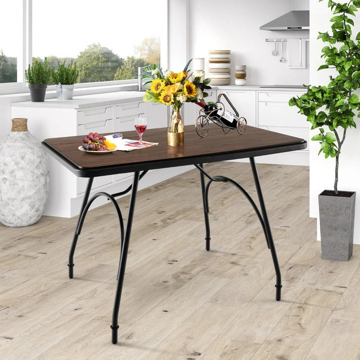 Aaponminimarket NNECW Industrial Dining Table Kitchen