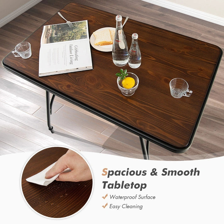 Aaponminimarket NNECW Industrial Dining Table Kitchen