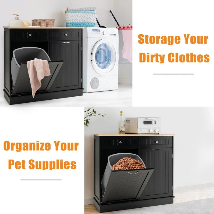 Aaponminimarket NNECW Kitchen Trash Cabinet