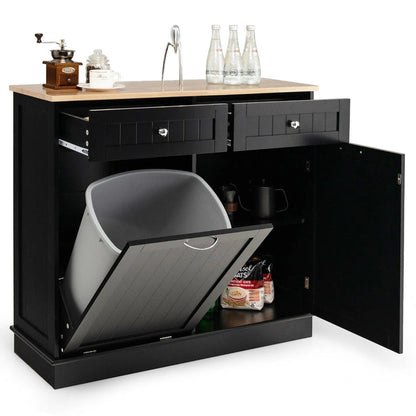 Aaponminimarket NNECW Kitchen Trash Cabinet