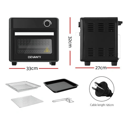 Aaponminimarket NNEDSZ 15L LCD Air Fryer Oven