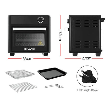 Aaponminimarket NNEDSZ 15L LCD Air Fryer Oven