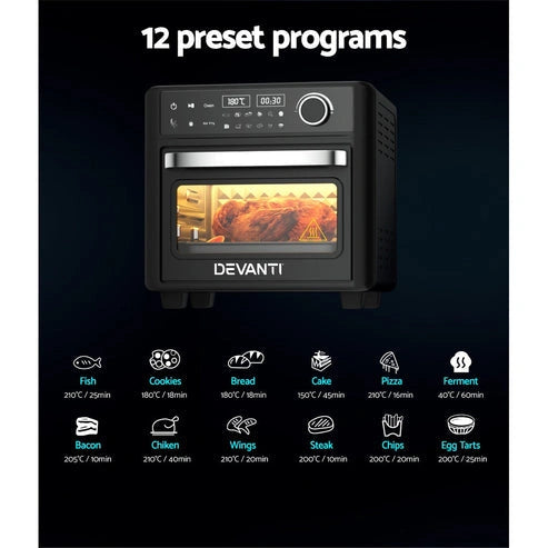 Aaponminimarket NNEDSZ 15L LCD Air Fryer Oven