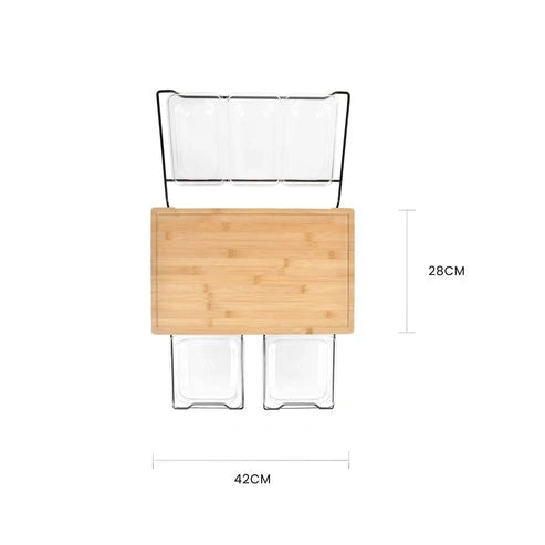 Aaponminimarket NNEDSZ Bamboo Cutting Board Set