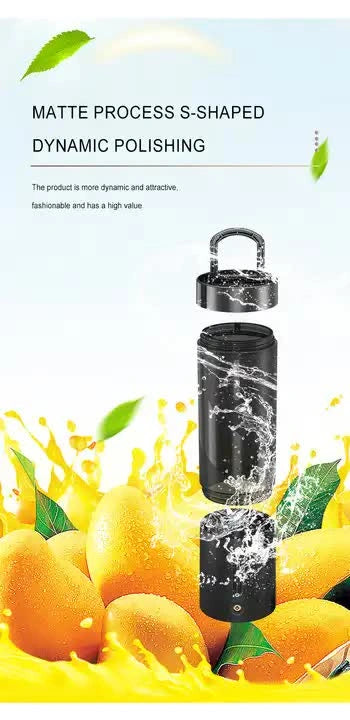 Aaponminimarket NNEDSZ Blue Portable Juicer