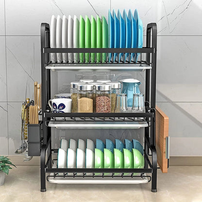 Aaponminimarket NNEDSZ Dish Rack 3 Tier Dish Dryer