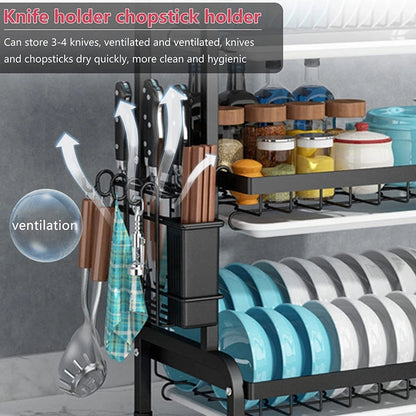 Aaponminimarket NNEDSZ Dish Rack 3 Tier Dish Dryer