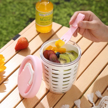 Aaponminimarket NNEDSZ Leakproof Fruit and Salad Storage Box