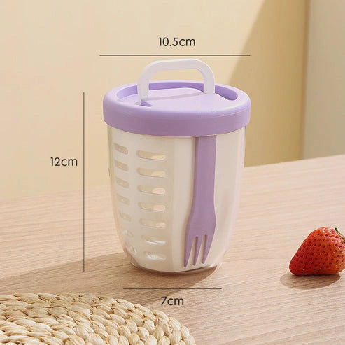 Aaponminimarket NNEDSZ Leakproof Fruit and Salad Storage Box
