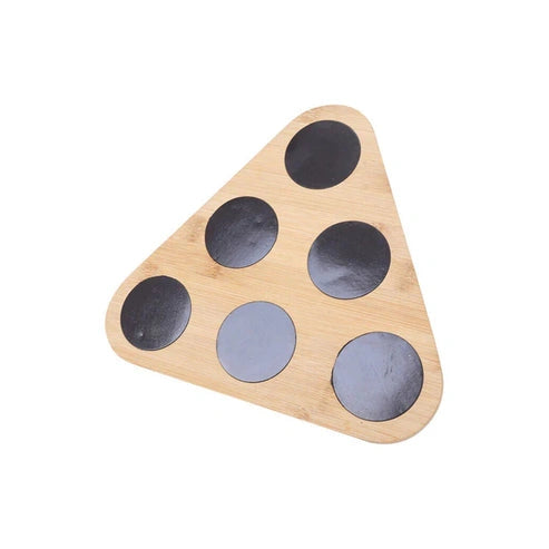 Aaponminimarket NNEDSZ Magnetic Triangular Bamboo Spice Rack
