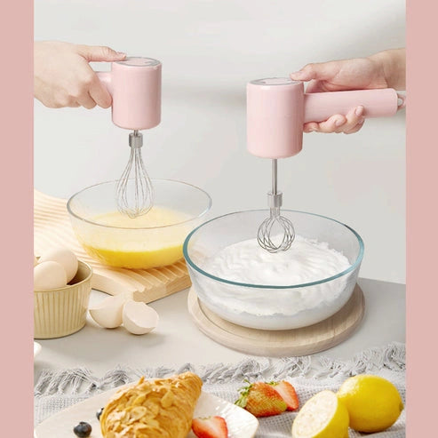 Aaponminimarket NNEDSZ Pink Portable Electric Hand Mixer