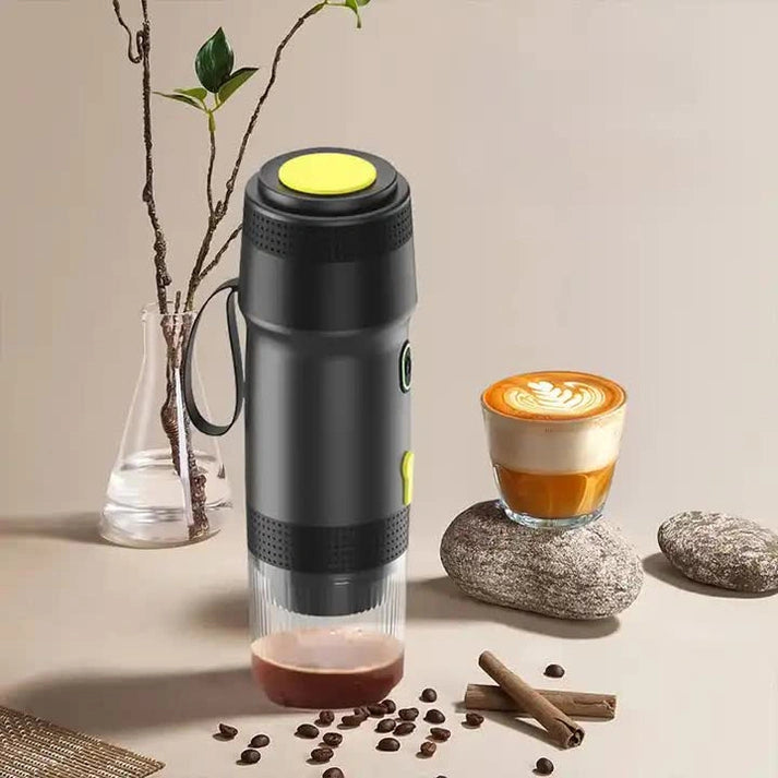 Aaponminimarket NNEDSZ Portable Espresso Machine (Black)