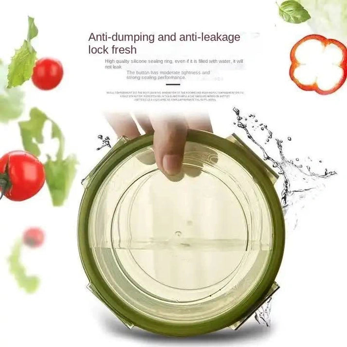 Aaponminimarket NNEDSZ Purple Round Food Containers Set