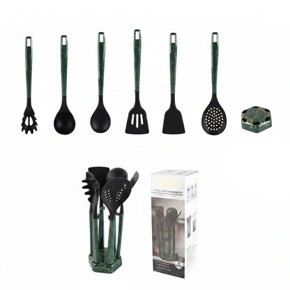 Aaponminimarket NNEDSZ Silicone Kitchen Utensils Set - Non-Stick Cooking Tools