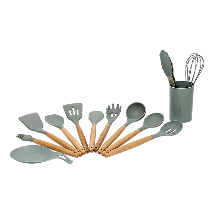 Aaponminimarket NNEDSZ Silicone Utensil Set (13-Piece)