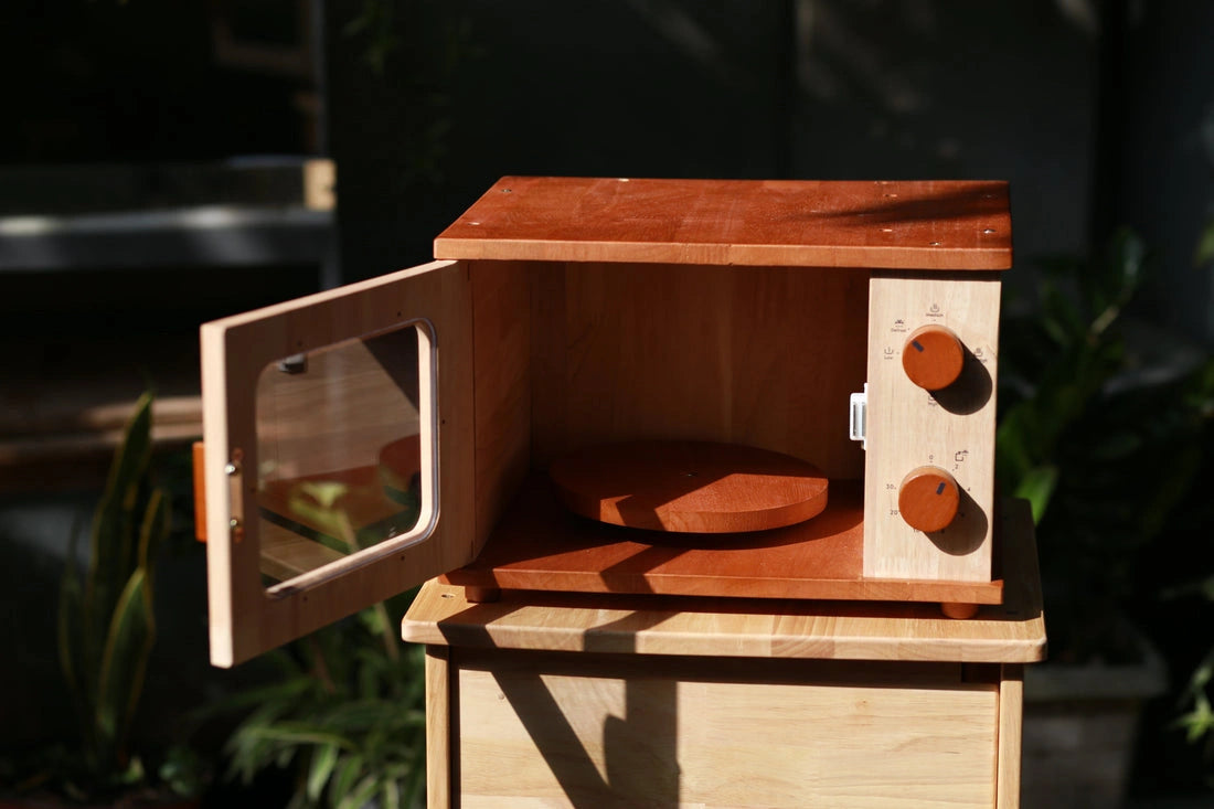 Aaponminimarket NNEDSZ Wooden Microwave Oven