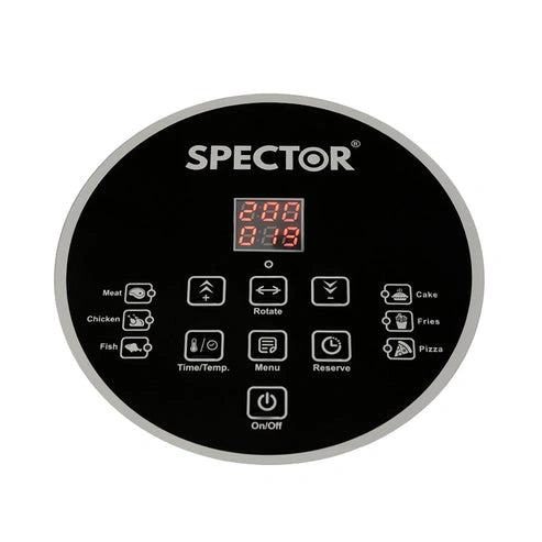 Aaponminimarket NNEIDS Spector 12L Air Fryer Convection Oven White Colour