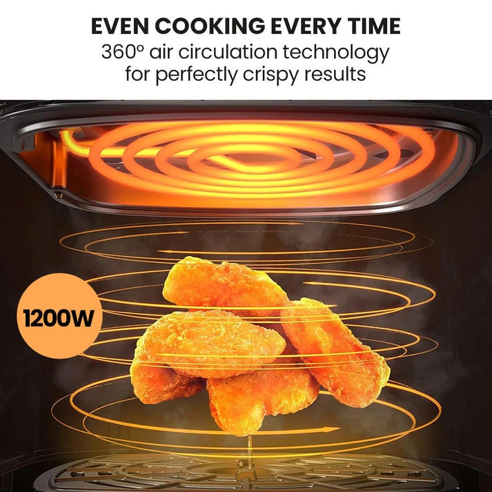 Aaponminimarket NNEMB 6.5L Digital Air Fryer