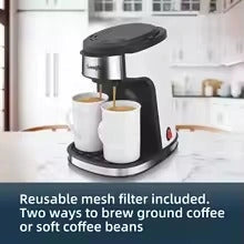 Aaponminimarket NNEOBA 2-Cup 220V Drip Coffee Maker