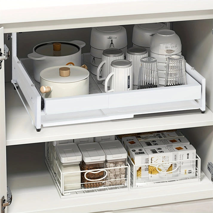 Aaponminimarket NNETMWF Extendable Pull-Out Dish Rack