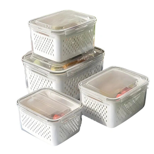 Aaponminimarket NNETM 9pcs BPA-Free Plastic Food Storage Containers Set