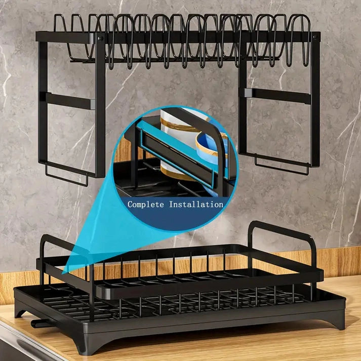Aaponminimarket NNETM Double Decker Dish Drying Rack