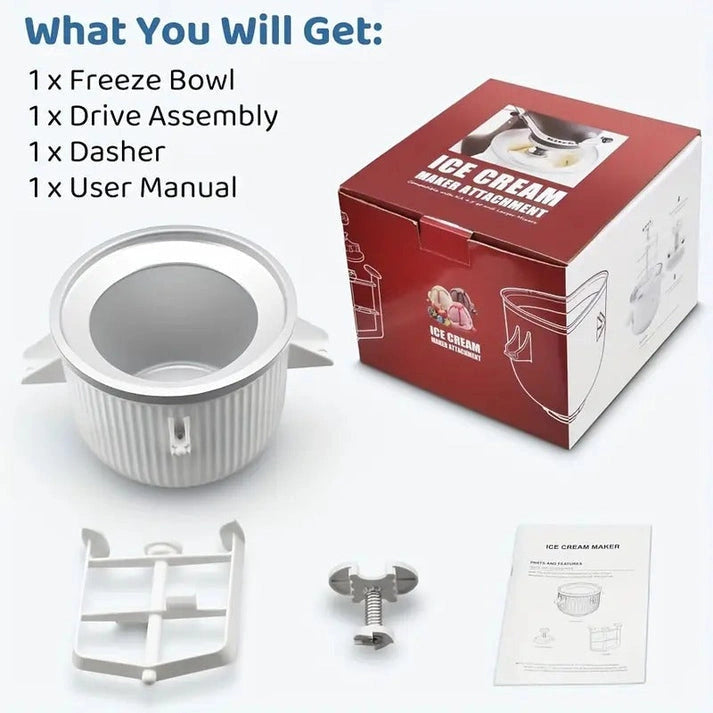 Aaponminimarket NNETM Ice Cream Maker Attachment Bowl