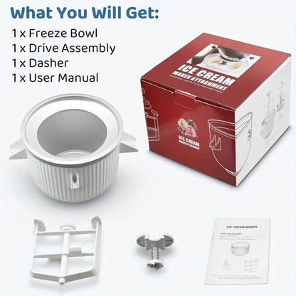 Aaponminimarket NNETM Ice Cream Maker Attachment Bowl