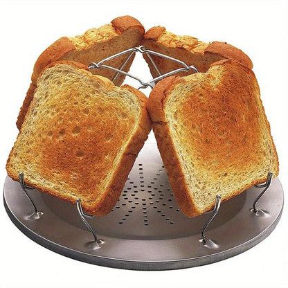 Aaponminimarket NNETM Portable Stainless Steel Camping Toaster Grill