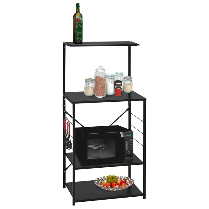 Aaponminimarket NNEVL Microwave Cabinet (Black)