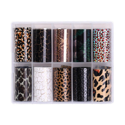 Aaponminimarket Nail Sticker Snake Paper Starry Sky
