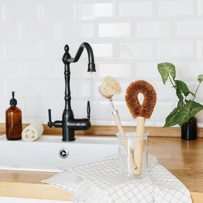 Aaponminimarket Natural Dish Brushes for Washing Up