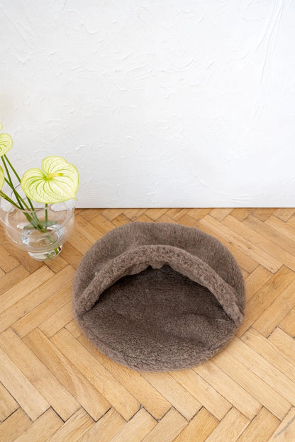 Aaponminimarket Natural Wool Pet Cave - Beige