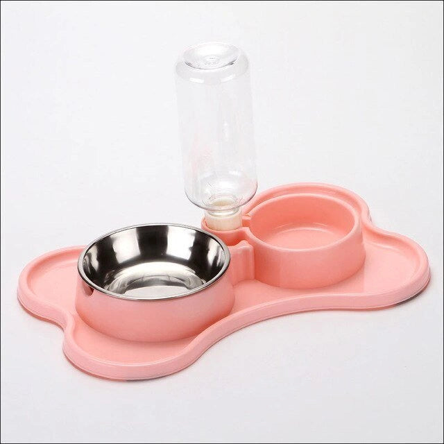 Aaponminimarket Non-Slip Double Cat Bowl