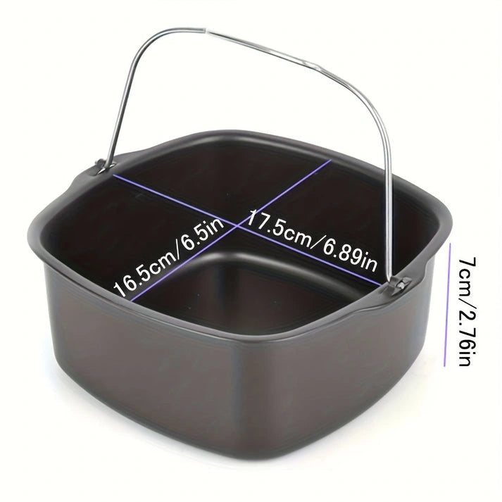 Aaponminimarket Non-Stick Cake Pan Air Fryer Baking Tray