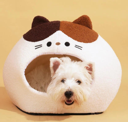 Aaponminimarket One Bite Ivory Pet Bed