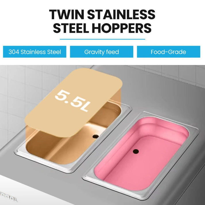 Aaponminimarket POLYCOOL Benchtop Soft Serve Ice Cream Machine