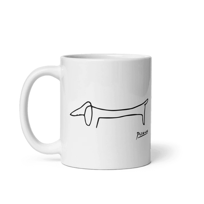 Aaponminimarket Pablo Picasso Dachshund Dog (Lump) Artwork Mug