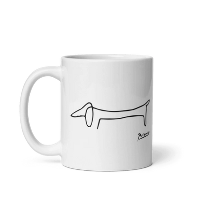 Aaponminimarket Pablo Picasso Dachshund Dog (Lump) Artwork Mug