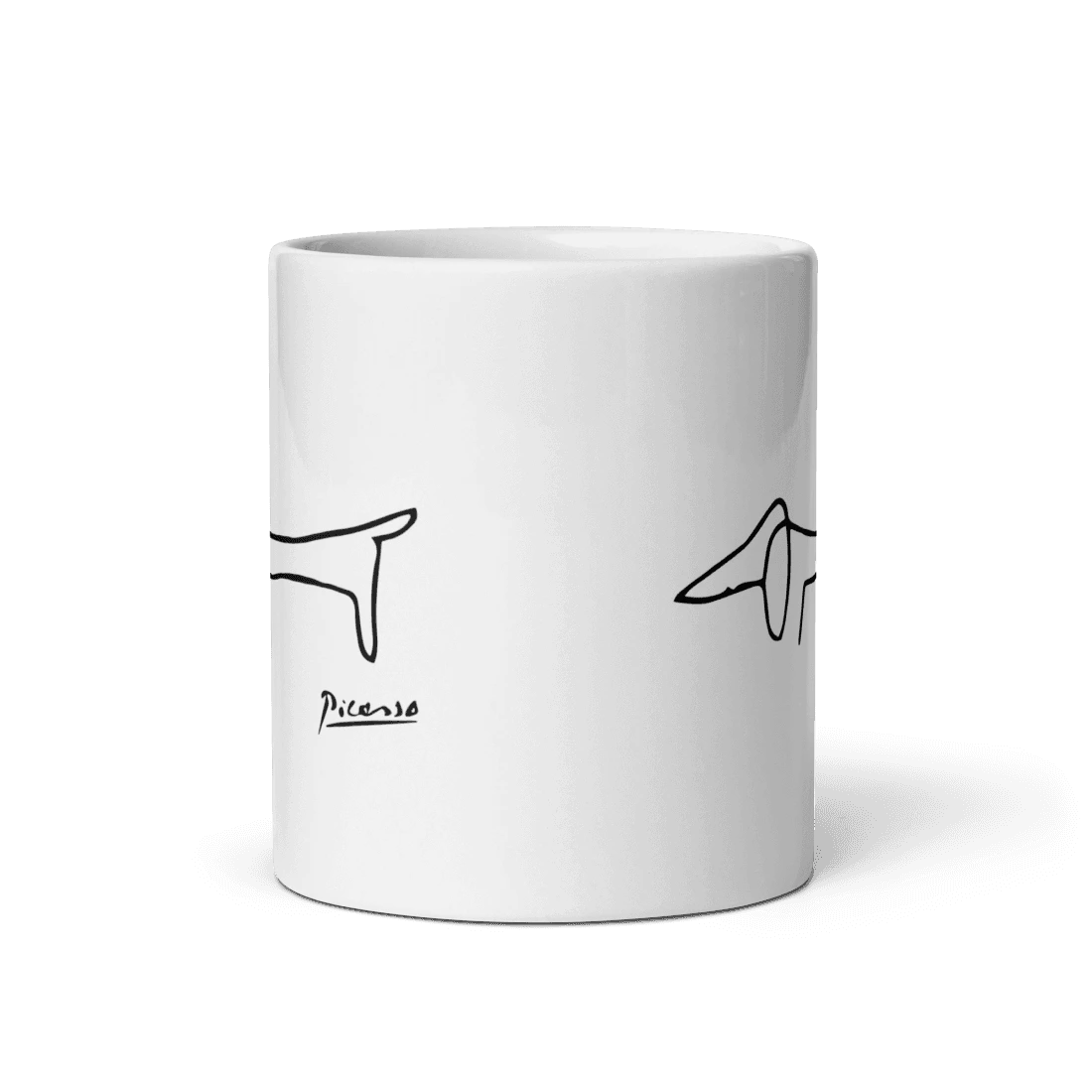 Aaponminimarket Pablo Picasso Dachshund Dog (Lump) Artwork Mug
