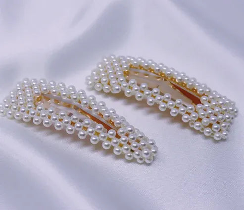 Aaponminimarket Pearl And Crystal Hairpins | Hair Accessories