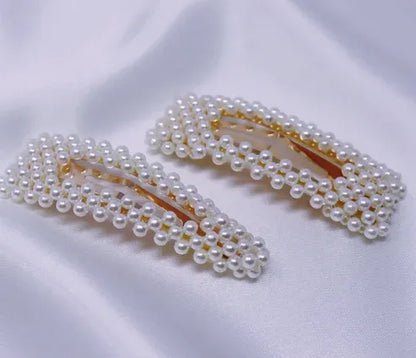 Aaponminimarket Pearl And Crystal Hairpins | Hair Accessories