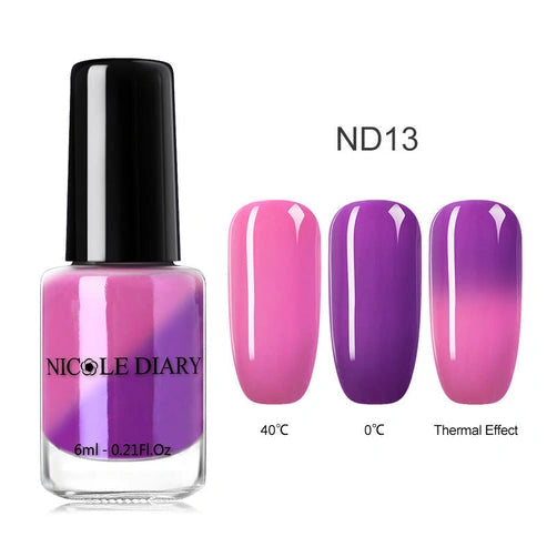 Aaponminimarket Peelable Glitter Nail Polish – Color-Changing